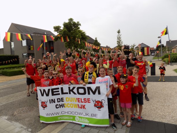 Artikel in GVA: Chocowijk kleurt helemaal zwart-geel-rood